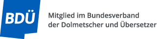 Logo Bundesverband der Dolmetscher und Übersetzer